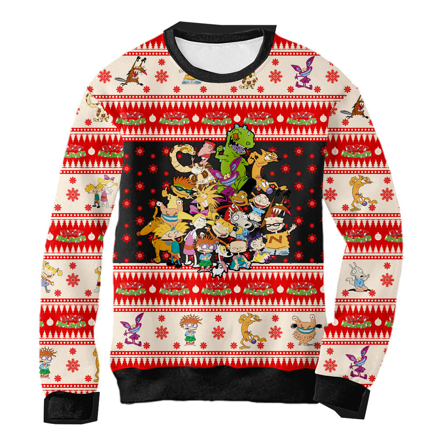 Sudadera Navideña Nick 90s Red