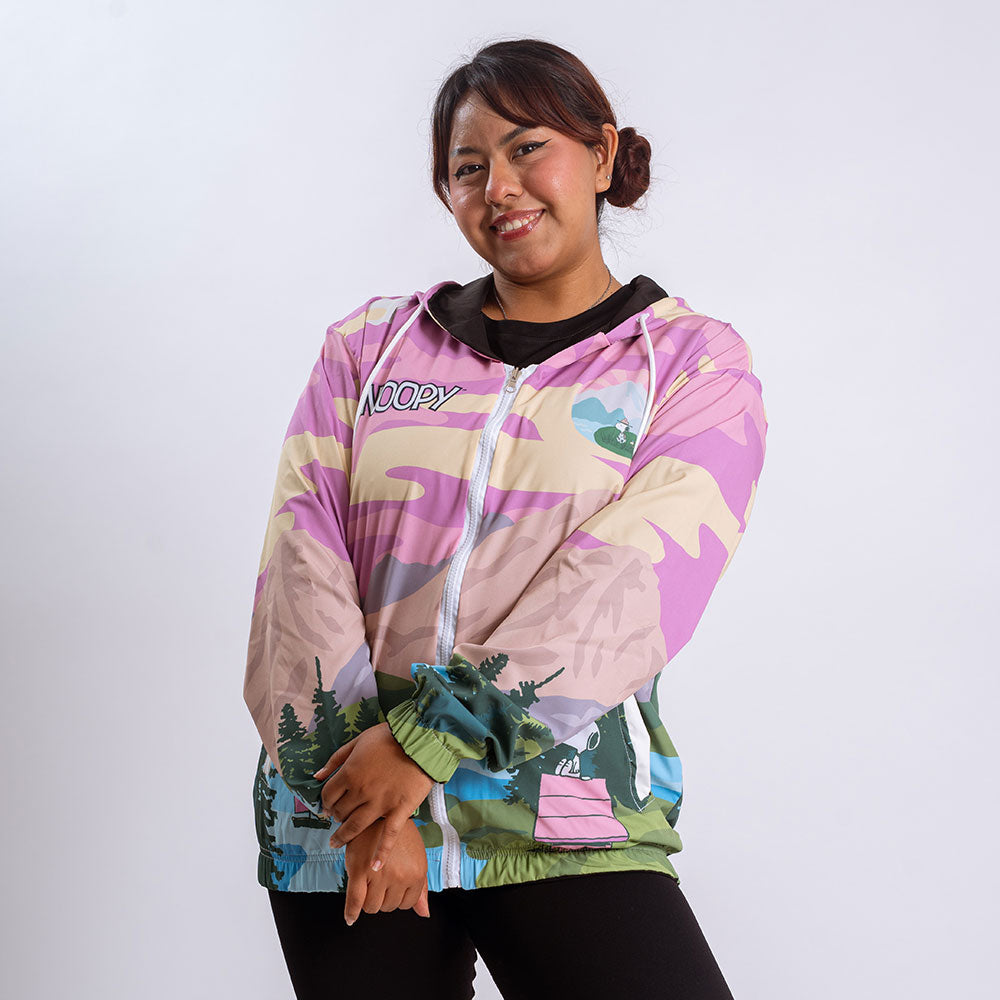 Bomber Jacket Snoopy Sunset