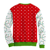 Sudadera Navideña Snoopy Luces De Navidad