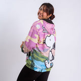 Bomber Jacket Snoopy Sunset