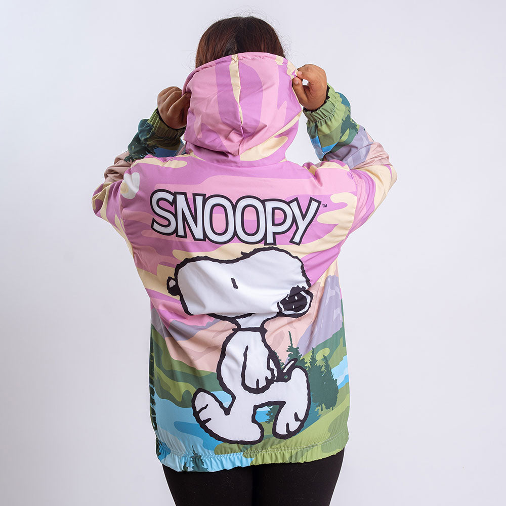 Bomber Jacket Snoopy Sunset