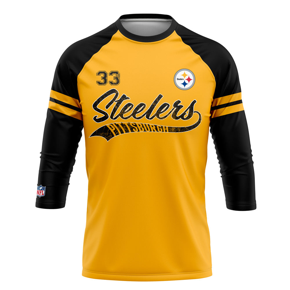 Playera Pijama Ranglan Pittsburgh Steelers Classic
