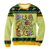 Sudadera Navideña Tmnt Pizza Forever