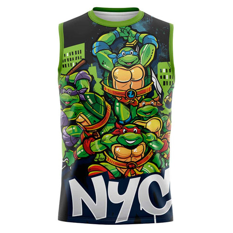 Tortuga Ninja Playera Tortugas Ninja Talla Manga Corta Con