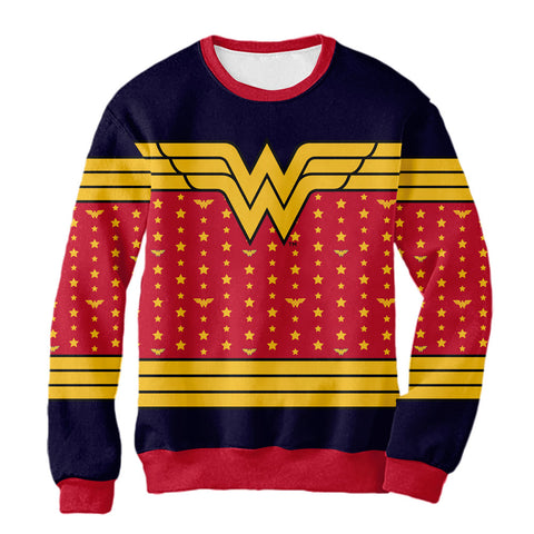 Sudadera Navideña Wonder Woman Classic