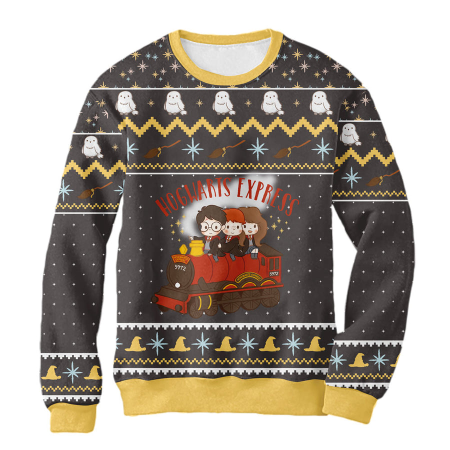 Sudadera Navideña Hogwarts Express Friends