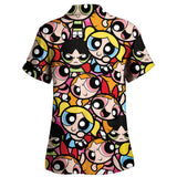 Camisa Pijama Chicas Superpoderosas Faces