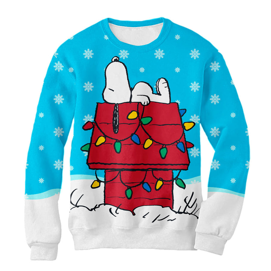 Sudadera Navideña Snoopy Holiday House