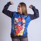 Sudadera Miraculous Girl Heroes