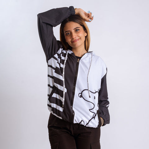 Bomber Jacket Snoopy Piano