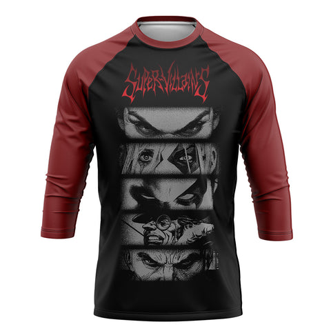 Playera Pijama Ranglan Batman Supervillanos