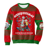 Sudadera Navideña Rick y Morty Merry Rickmas
