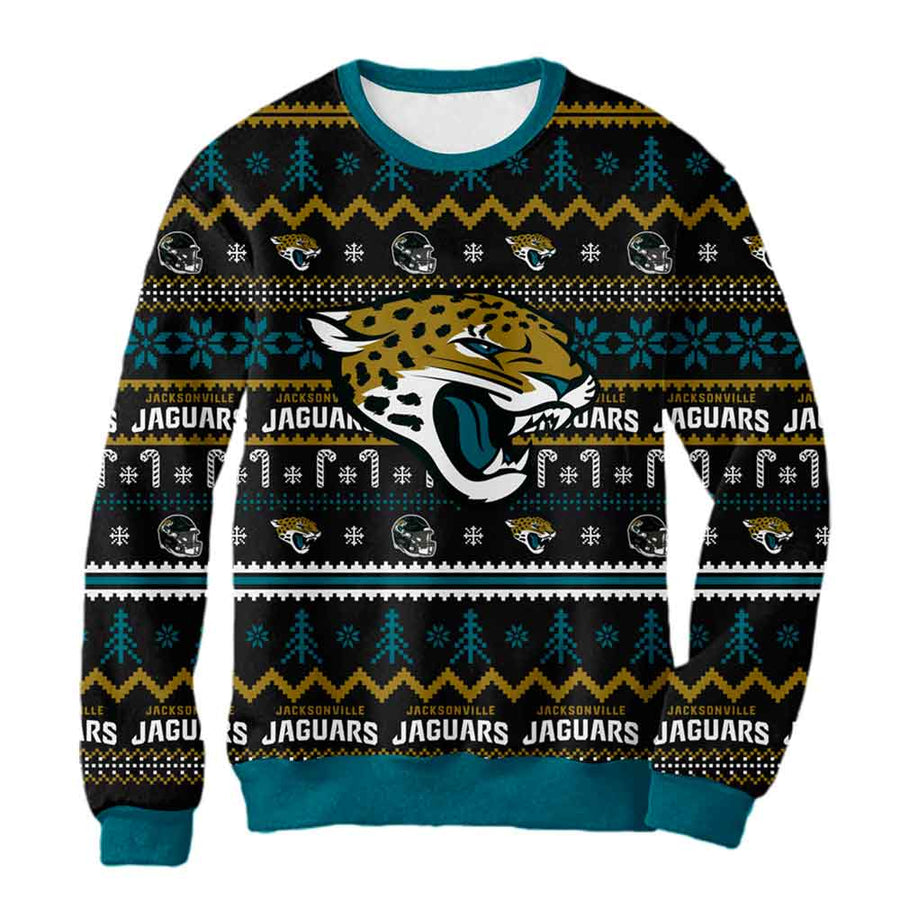 Sudadera Navideña Jacksonville Jaguars