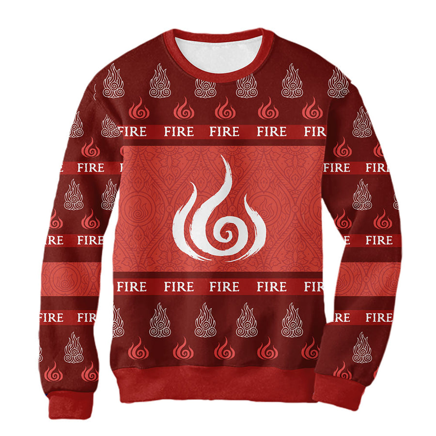 Sudadera Navideña Nación Del Fuego