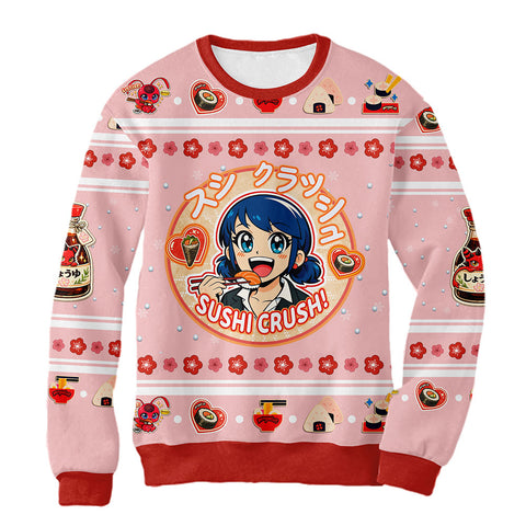 Sudadera Navideña Miraculous Sushi Crush