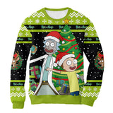 Sudadera Navideña Rick Y Morty Christmas