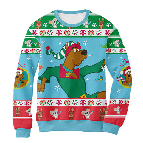 Sudadera Navideña Scooby Doo Elfo