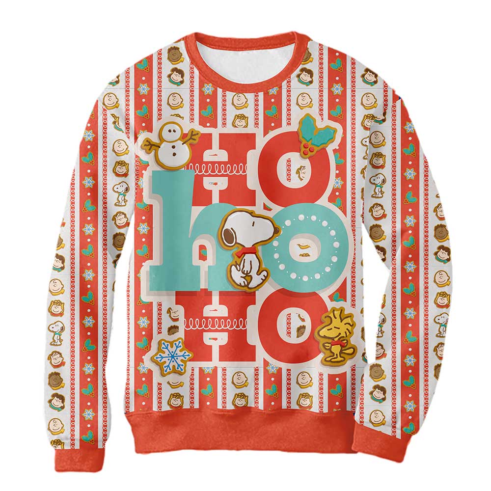 Sudadera Navideña Snoopy Galleta de Jengibre