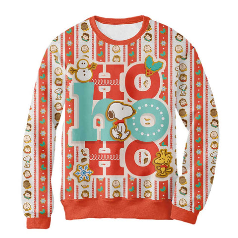 Sudadera Navideña Snoopy Galleta de Jengibre