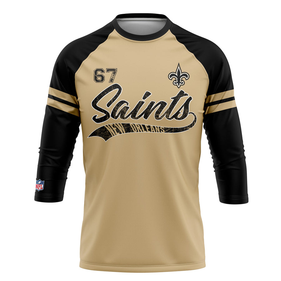 Playera Pijama Ranglan New Orleans Saints Classic