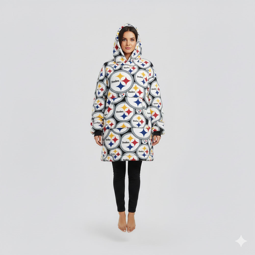 Sudaderota Pittsburgh Steelers MaxiLogo