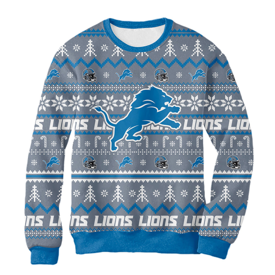 Sudadera Navideña Detroit Lions