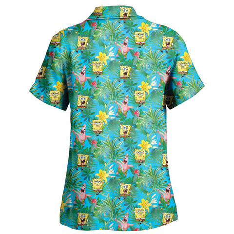 Camisa Pijama Bob Esponja y Patricio Tropical