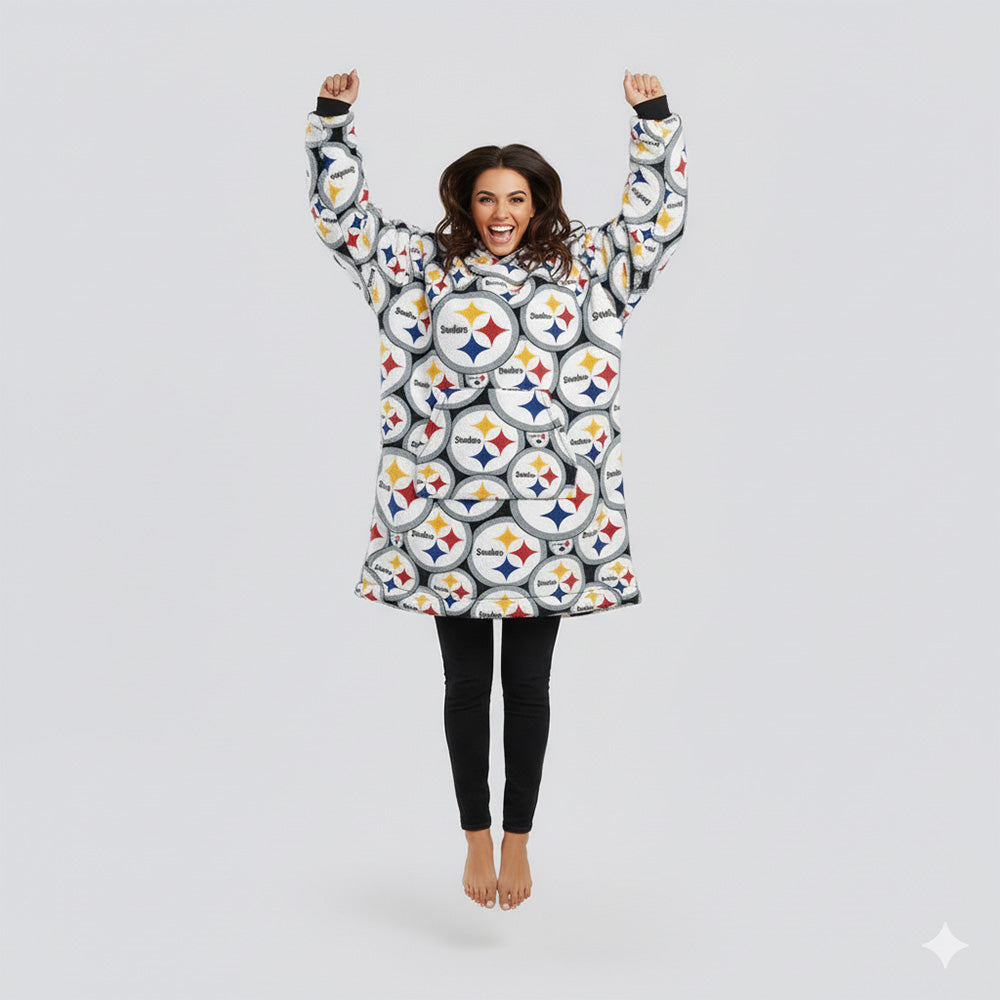 Sudaderota Pittsburgh Steelers MaxiLogo