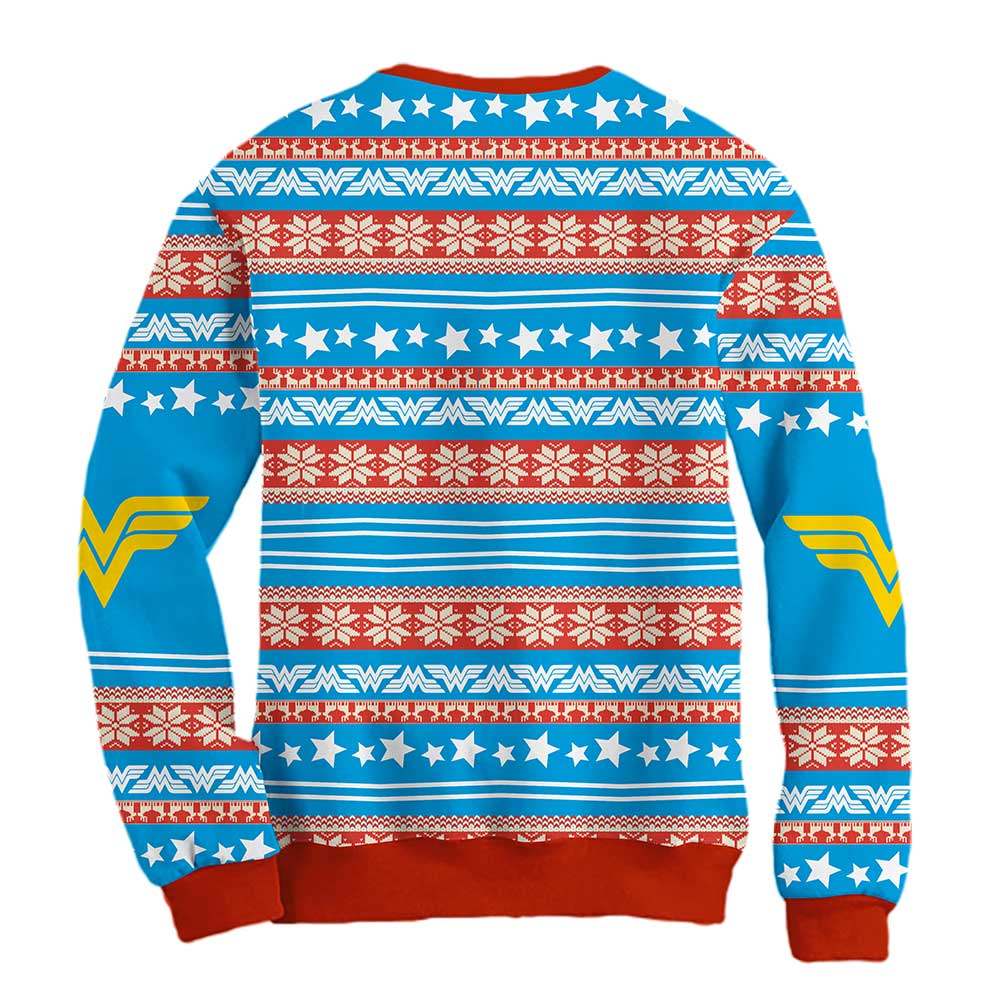 Sudadera Navideña Wonder Woman Stars