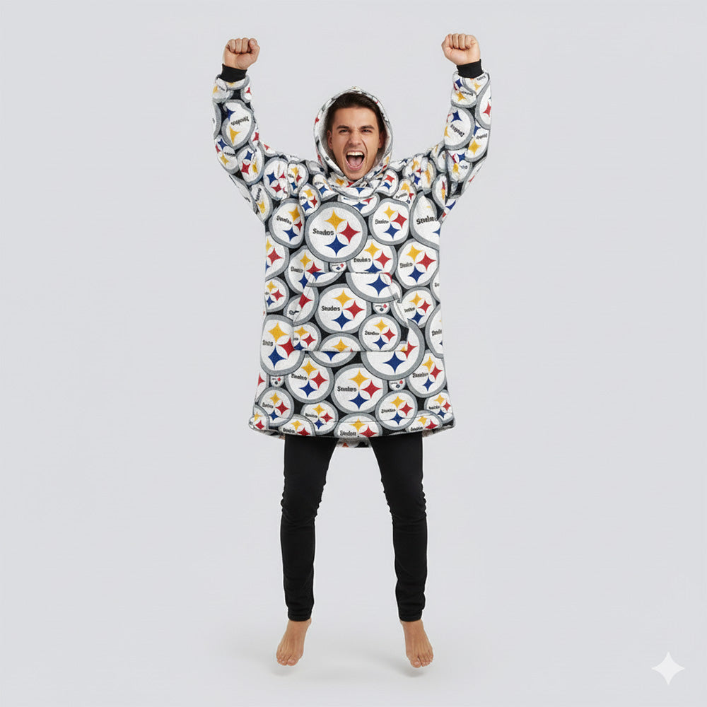 Sudaderota Pittsburgh Steelers MaxiLogo