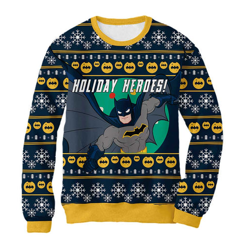 Sudadera Navideña Batman Holiday Heroes
