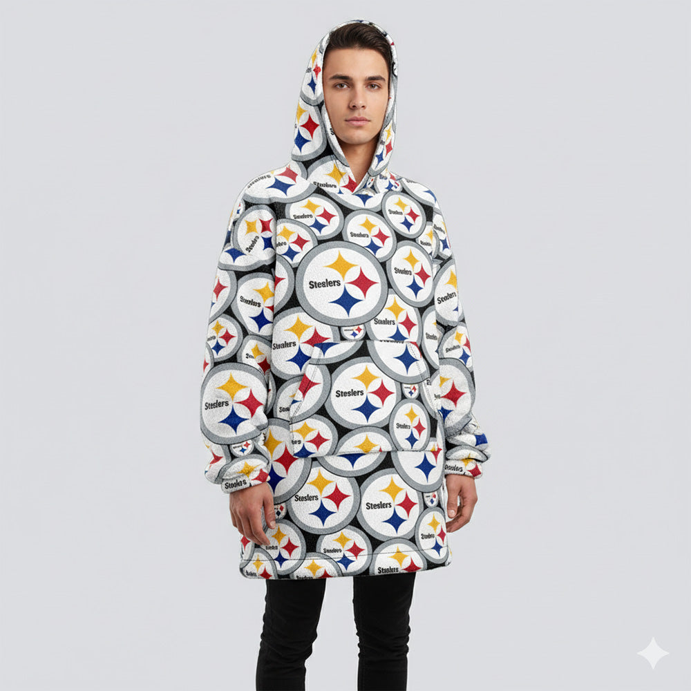 Sudaderota Pittsburgh Steelers MaxiLogo