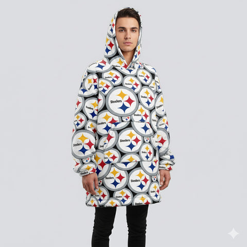 Sudaderota Pittsburgh Steelers MaxiLogo