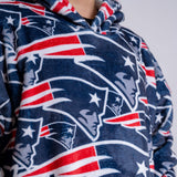 Sudaderota New England Patriots MaxiLogo