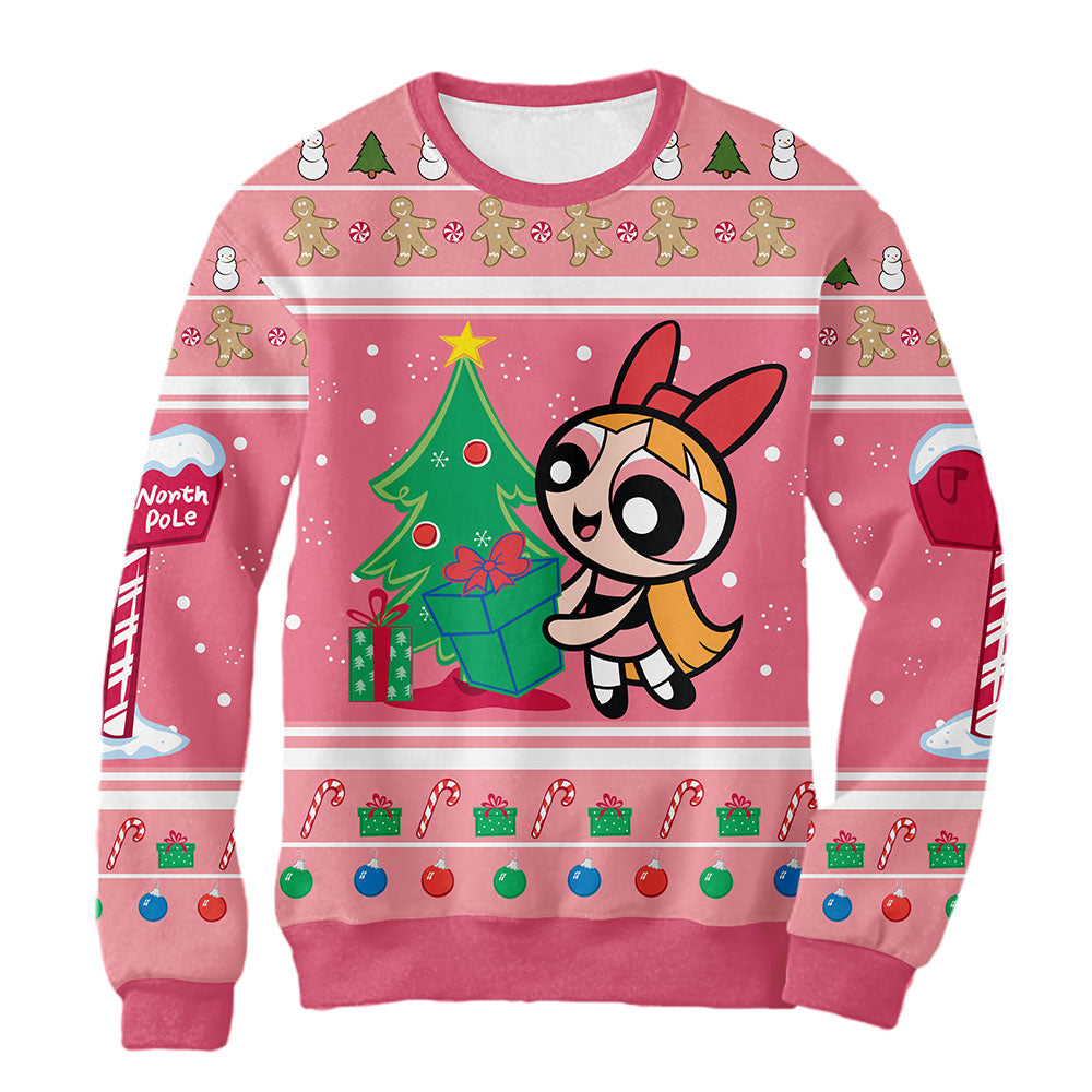 Sudadera Navideña Chicas Superpoderosas Bombon Oficial