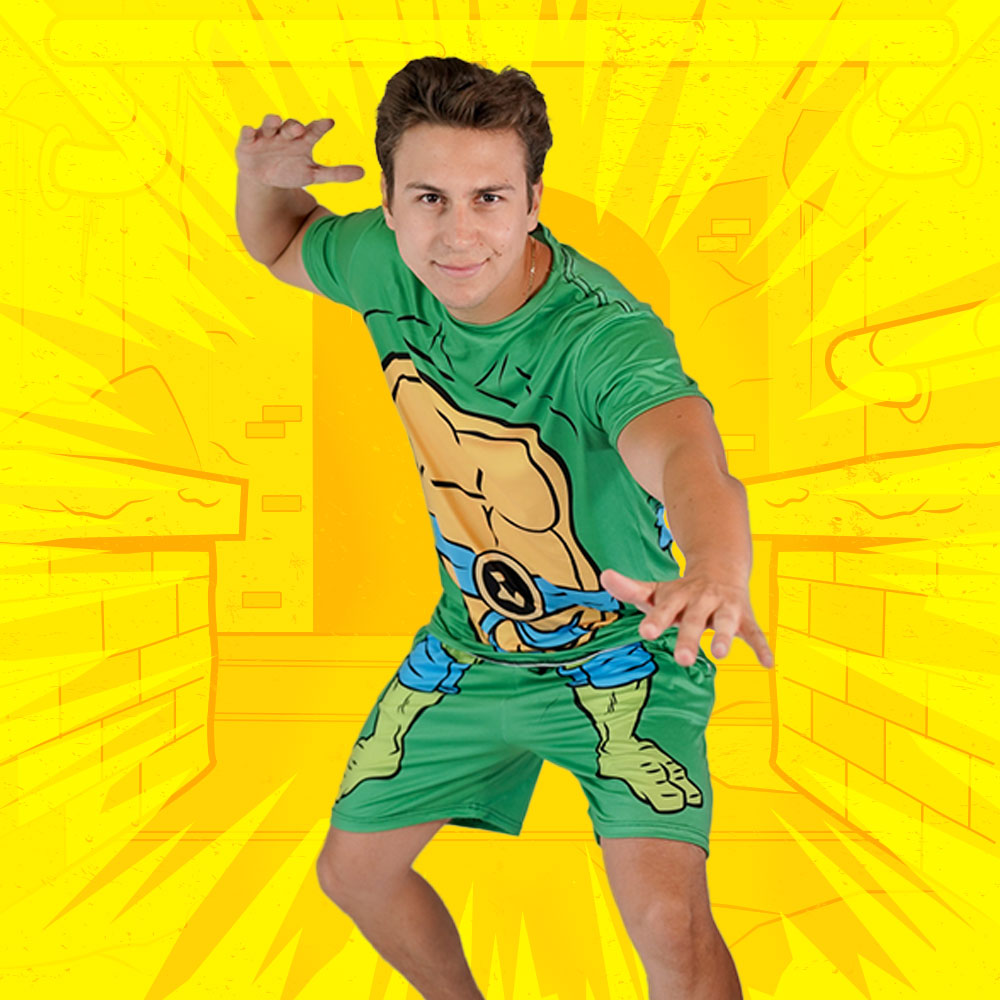 Conjunto Pijama Tortuga Ninja Leonardo