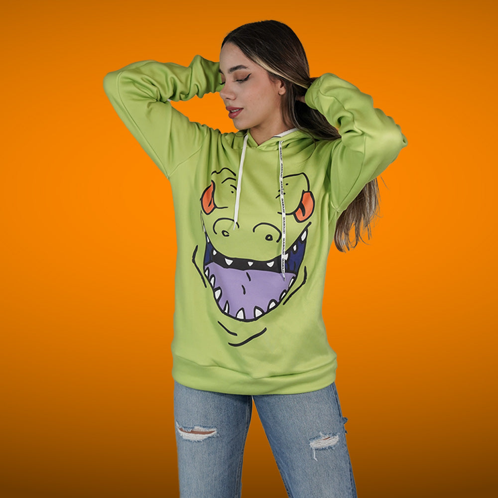 Sudadera Reptar Con Detalle en Gorro