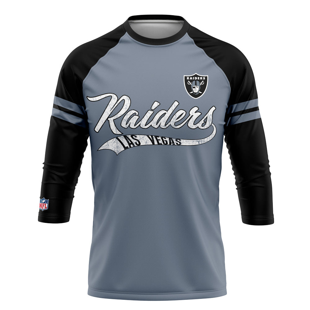 Playera Pijama Ranglan Las Vegas Raiders Classic – QUIUBOLEE