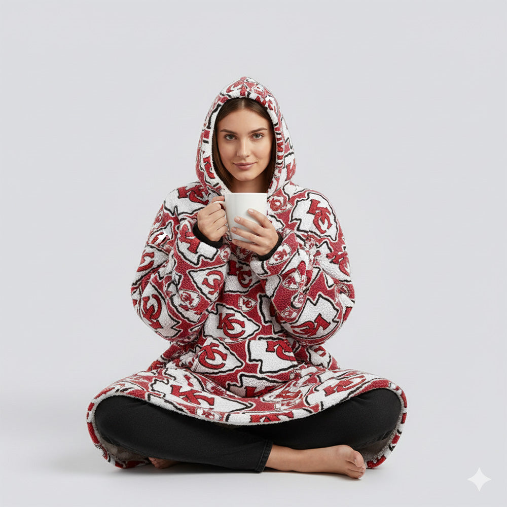 Sudaderota Kansas City Chiefs MaxiLogo