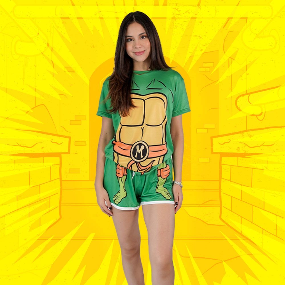 Conjunto Pijama Tortuga Ninja Michelangelo