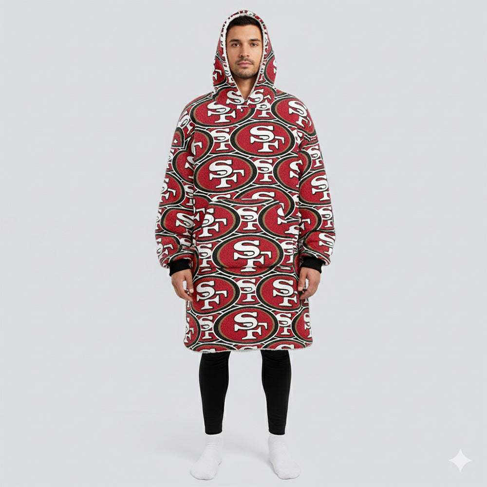 Sudaderota San Francisco 49ers MaxiLogo