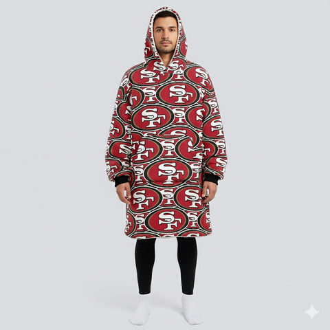 Sudaderota San Francisco 49ers MaxiLogo