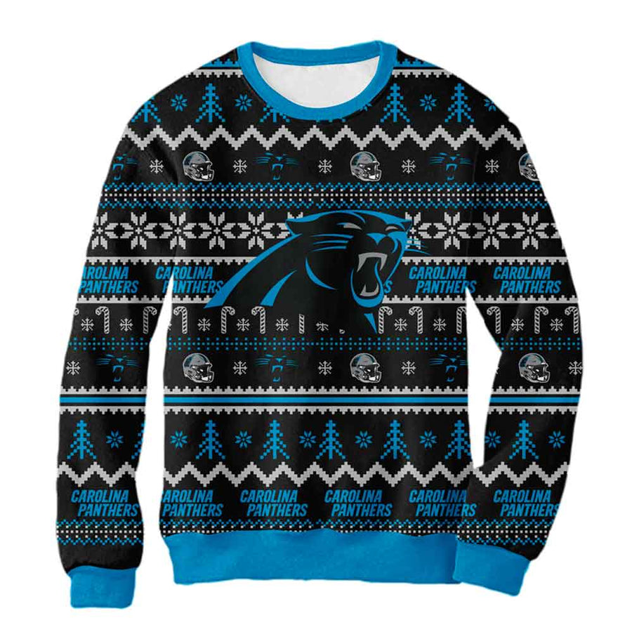Sudadera Navideña Carolina Panthers