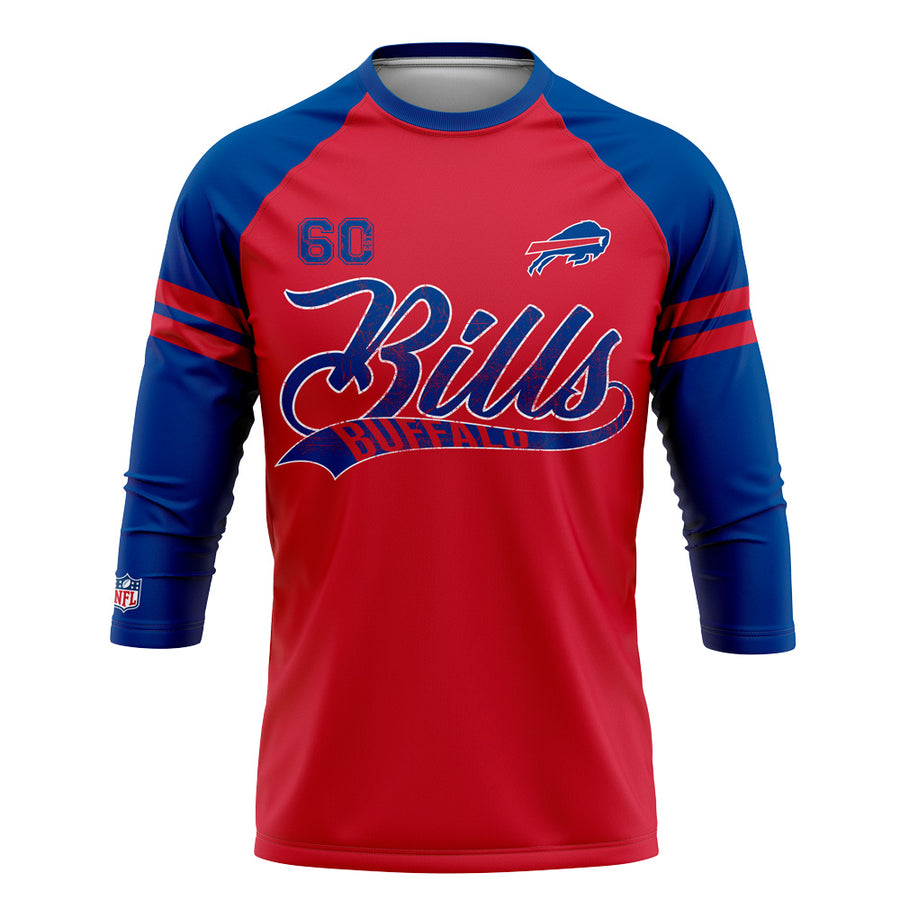Playera Pijama Ranglan Buffalo Bills Classic