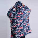 Sudaderota New England Patriots MaxiLogo