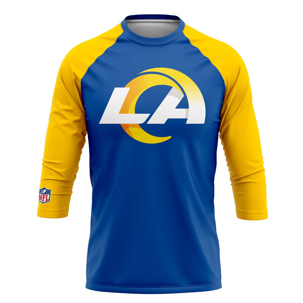 Playera Pijama Ranglan Los Angeles Rams – QUIUBOLEE
