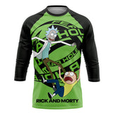 Playera Pijama Ranglan Rick y Morty Fear