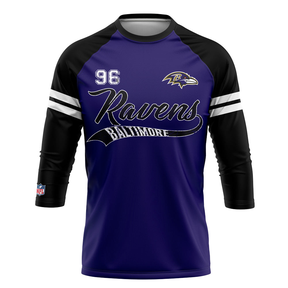 Playera Pijama Ranglan Baltimore Ravens Classic