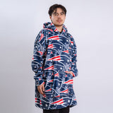 Sudaderota New England Patriots MaxiLogo