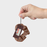 Scrunchy Escandalosos Pardo